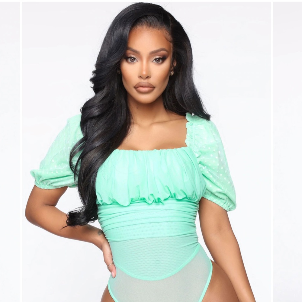 The Way We Mesh Bodysuit - XL NWT Fashion Nova